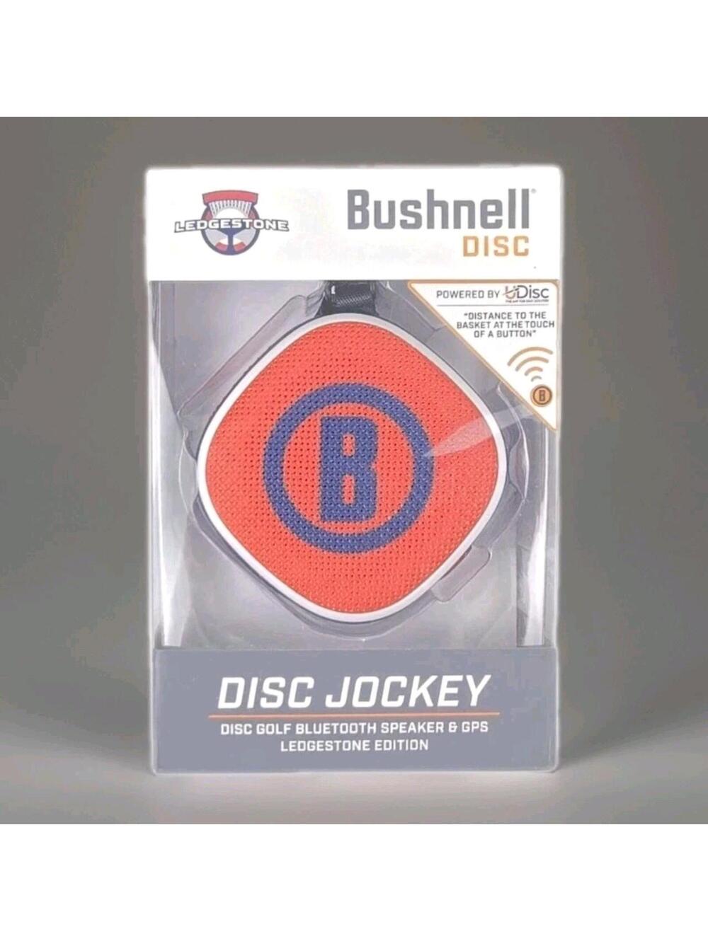 Bushnell Disc Jockey UDisc GPS Distance Bluetooth Disc Golf Speaker Music Feet